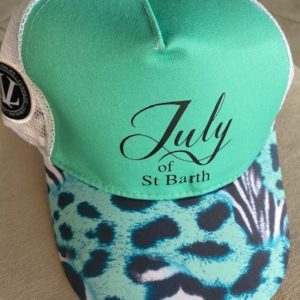 CASQUETTE VERTE TURQUOISE JULY OF ST BARTH