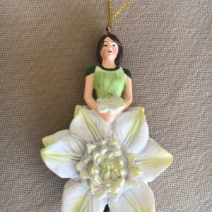adorable figurine wooden flower
