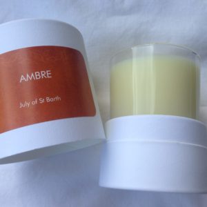 Amber candle