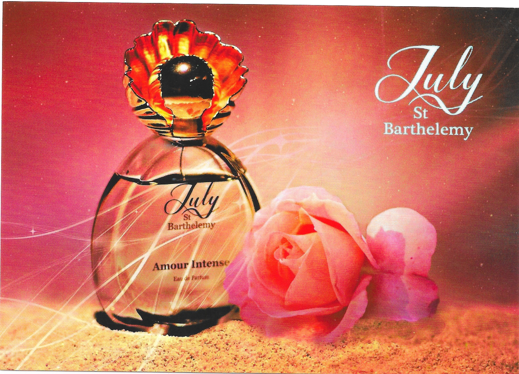 Amour intense perfumed card