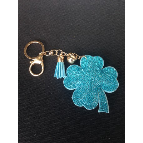 PORTE CLE CHANCE TURQUOISE